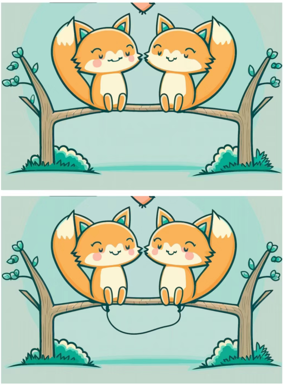 考眼力,找不同(d39) 你能找出图片中几处不同的地方? #喜乐闹元宵