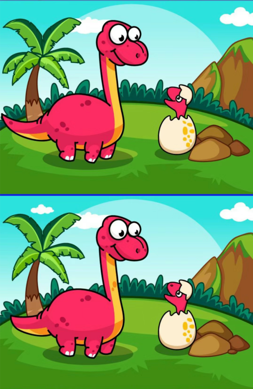 考眼力,找不同(d11) 你能找出图片中几处不同的地方? #图个开心