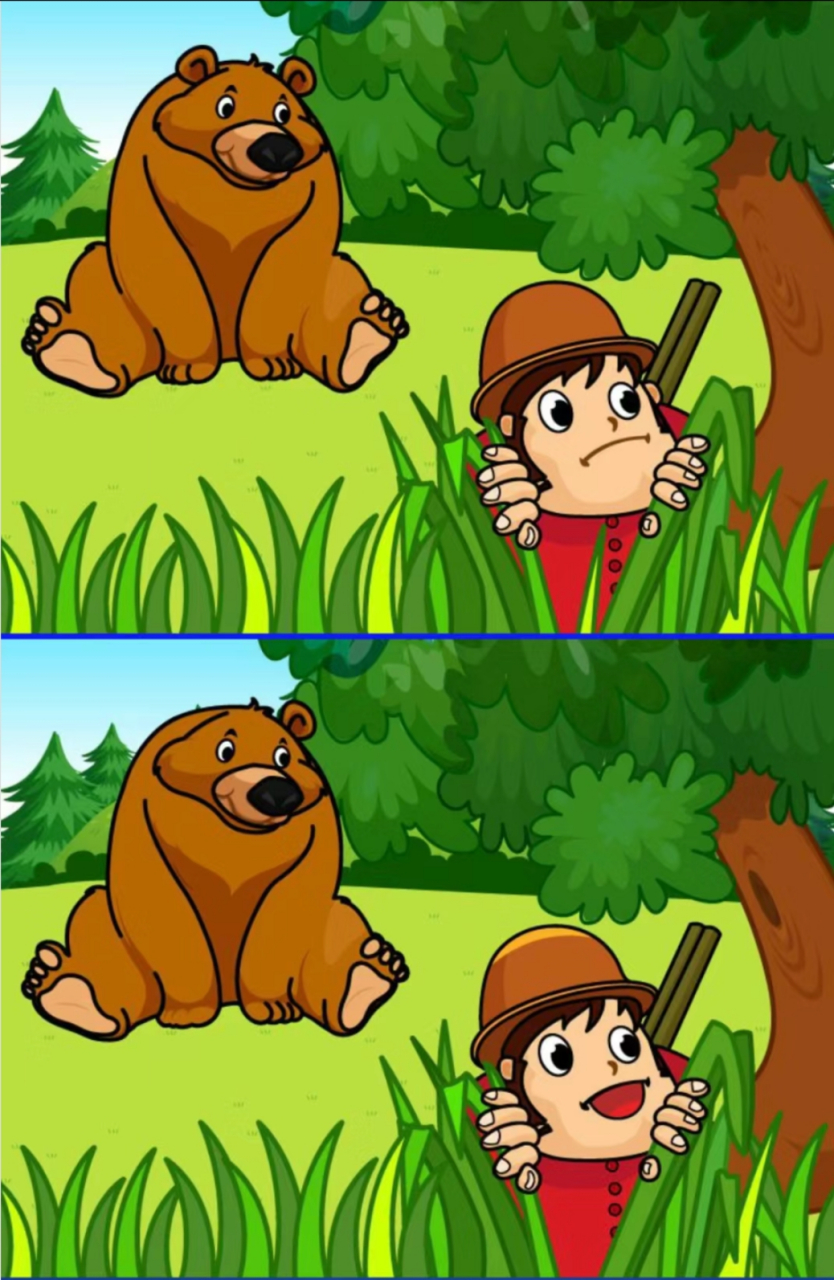 考眼力,找不同 你能找出图片中几处不同的地方? #开始谋划我的2024