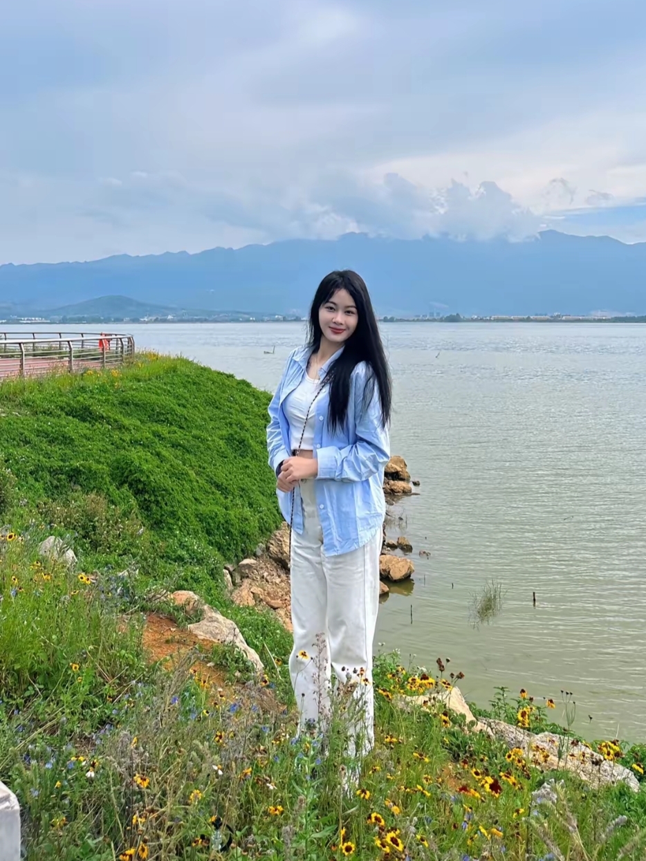 美丽的风景,美丽的女孩