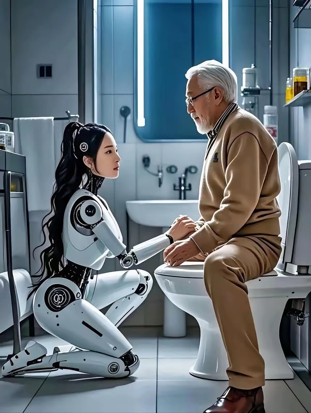 等我80岁有了机器人我就不去养老院了(图1)