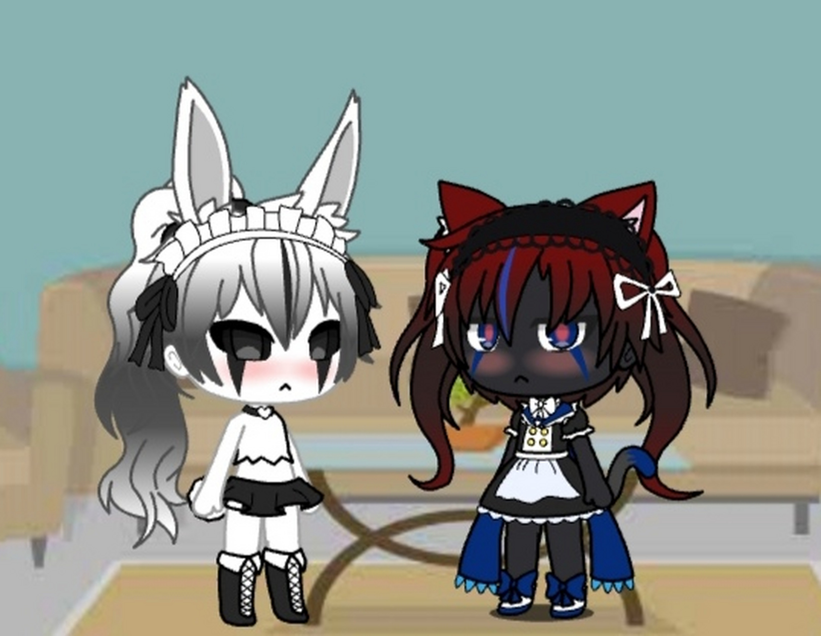 今天我们邀请邪骨团的两位成员女装