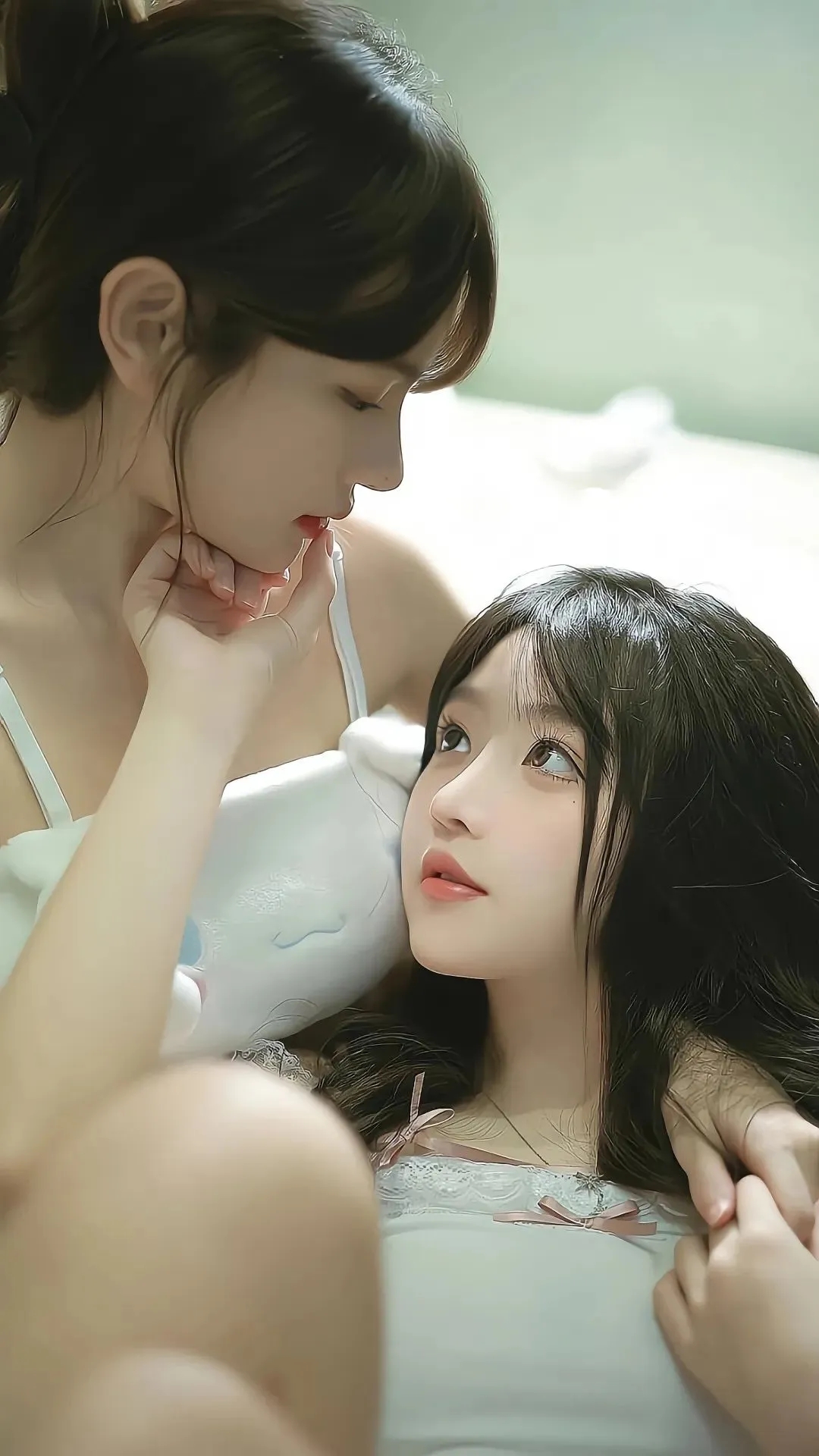 动态连更挑战#女性之手,轻抚颊畔,如春风掠过湖面,激起涟漪