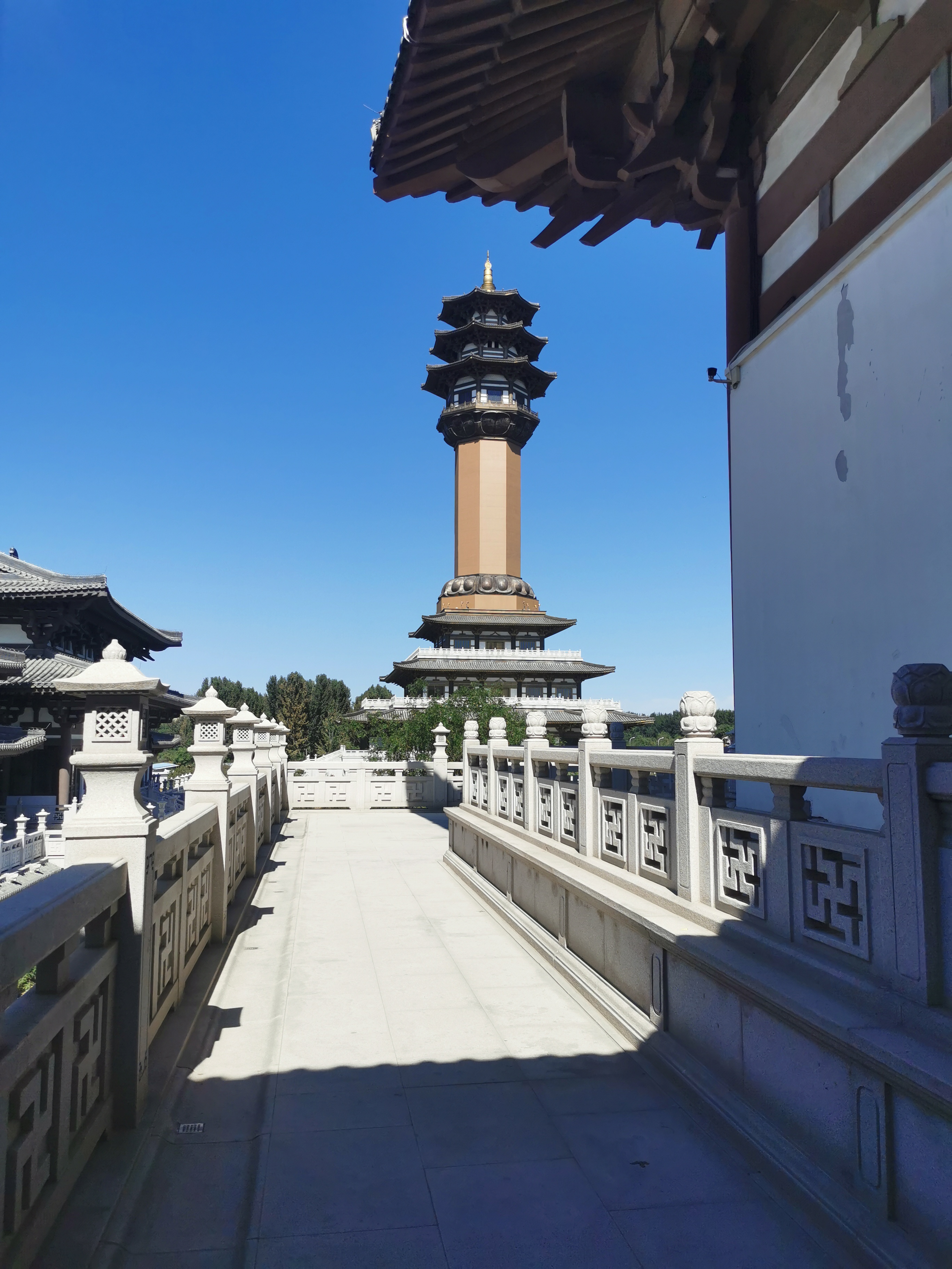 附近随便游-廊坊隆福寺 国庆假期哪哪都人多,回了趟天津住两天,小区倒