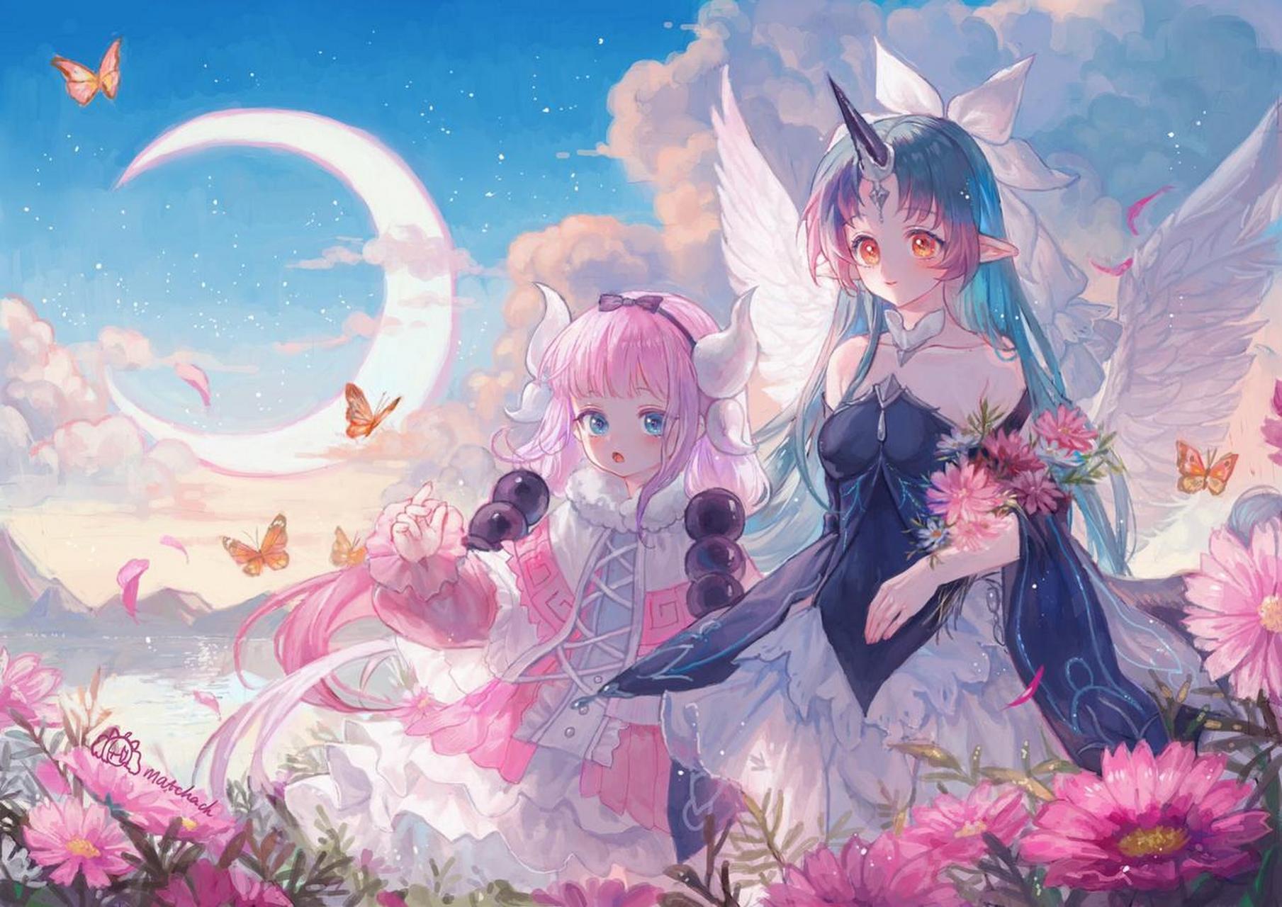 画师twi:matchach  【你最喜欢的动漫角色是谁?