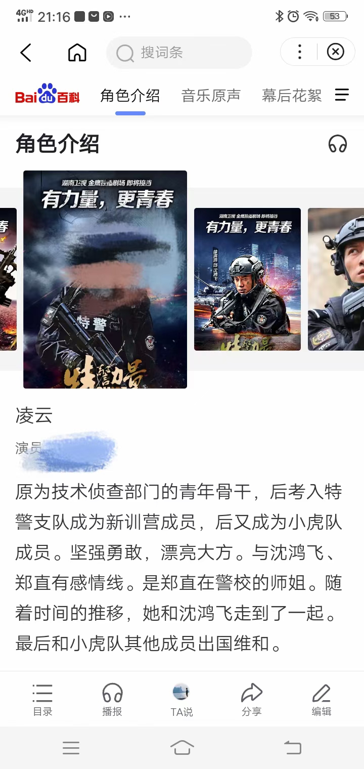 特警力量全部演员图片