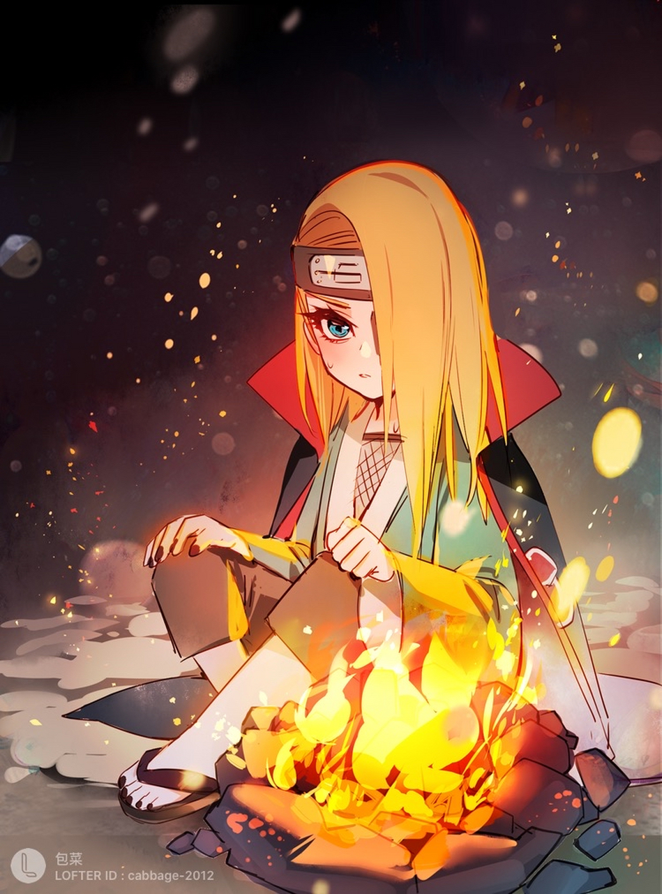 超级可爱的啊#迪达拉#  (图源lof:包菜)