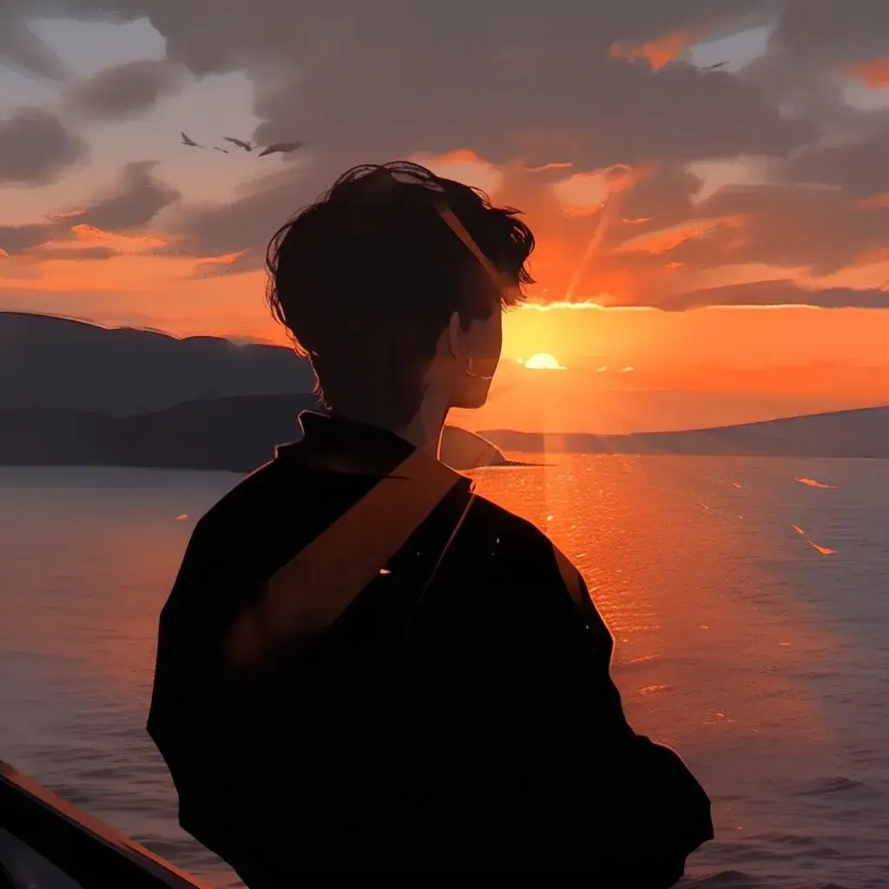 气氛感黄昏头像