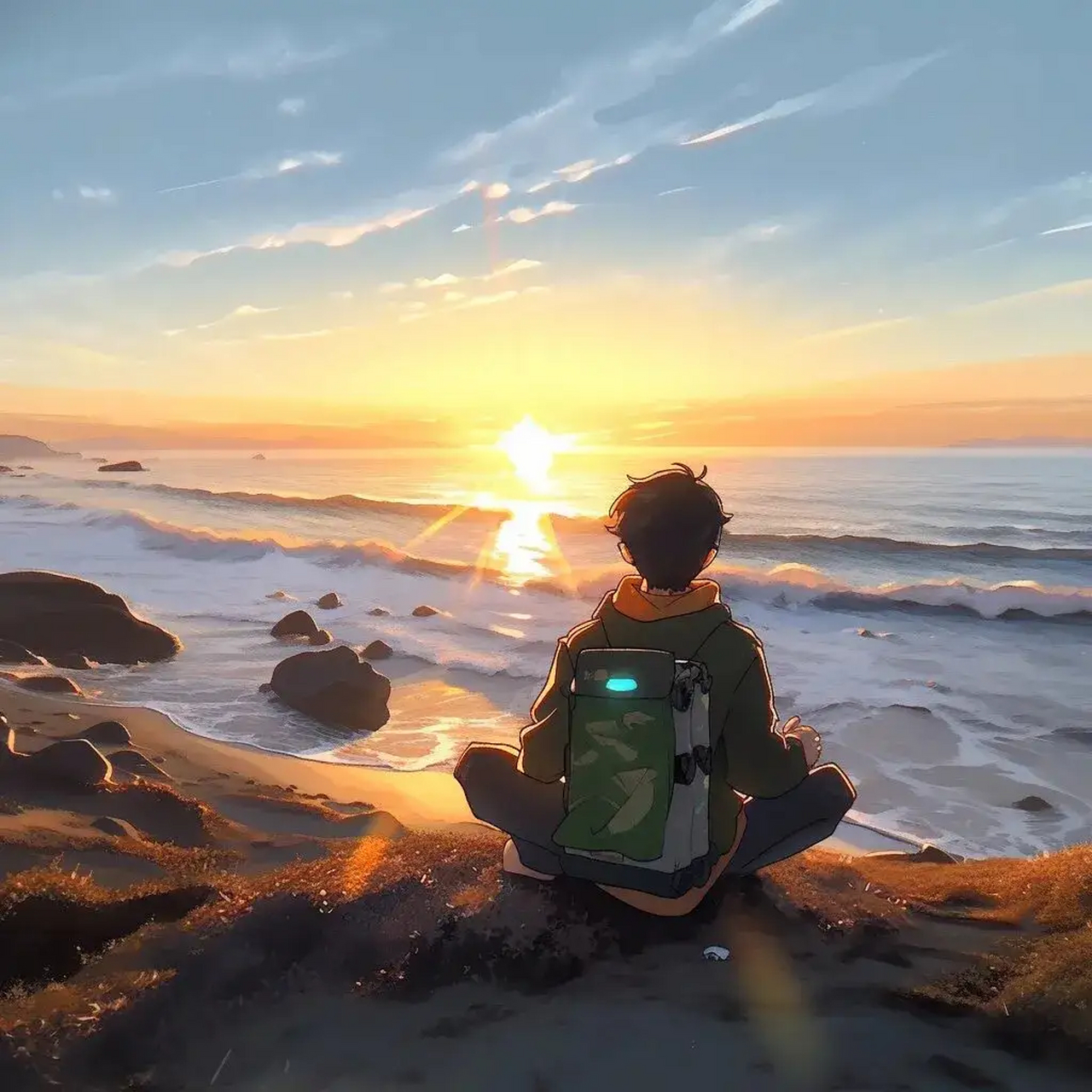 气氛感黄昏头像