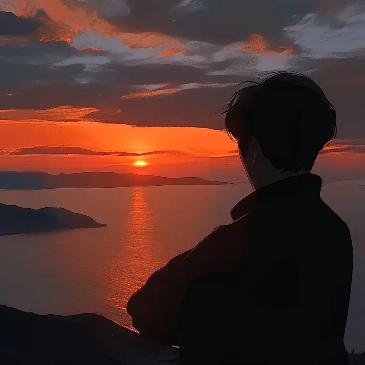 气氛感黄昏头像