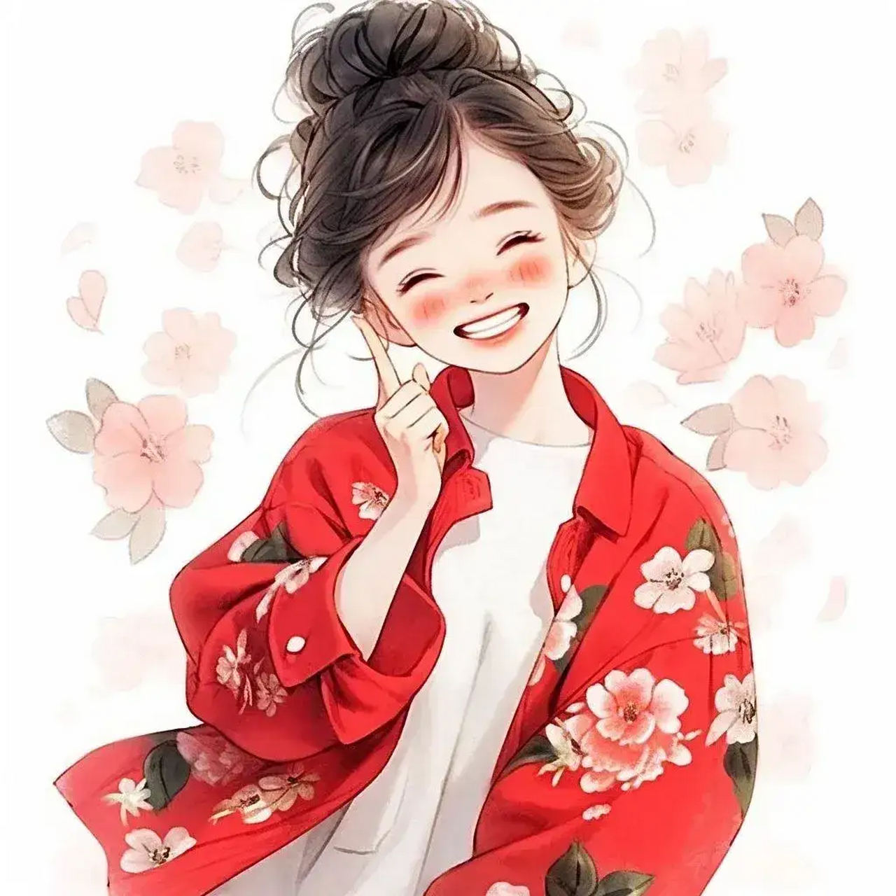 跨年红色系头像,愿2024不慌不忙,皆心之所向