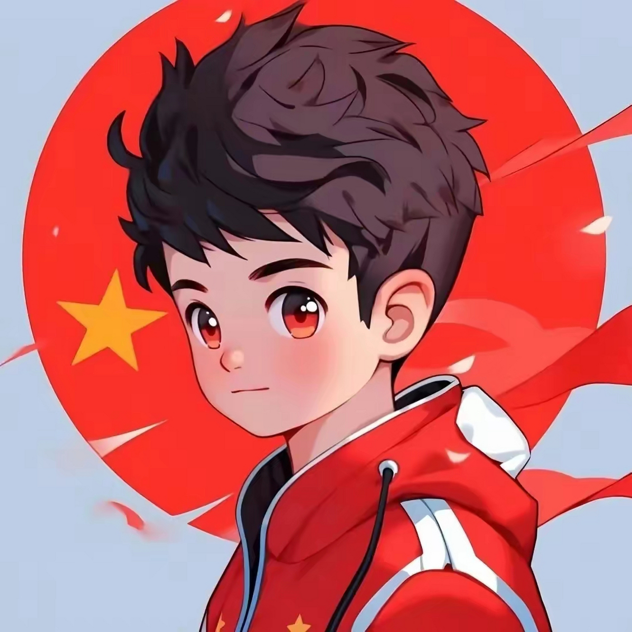 最爱中国红,祖国万岁!