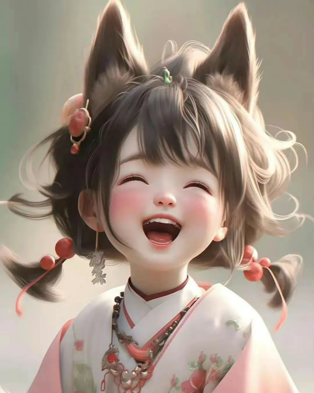 非常治愈的笑容超级可爱