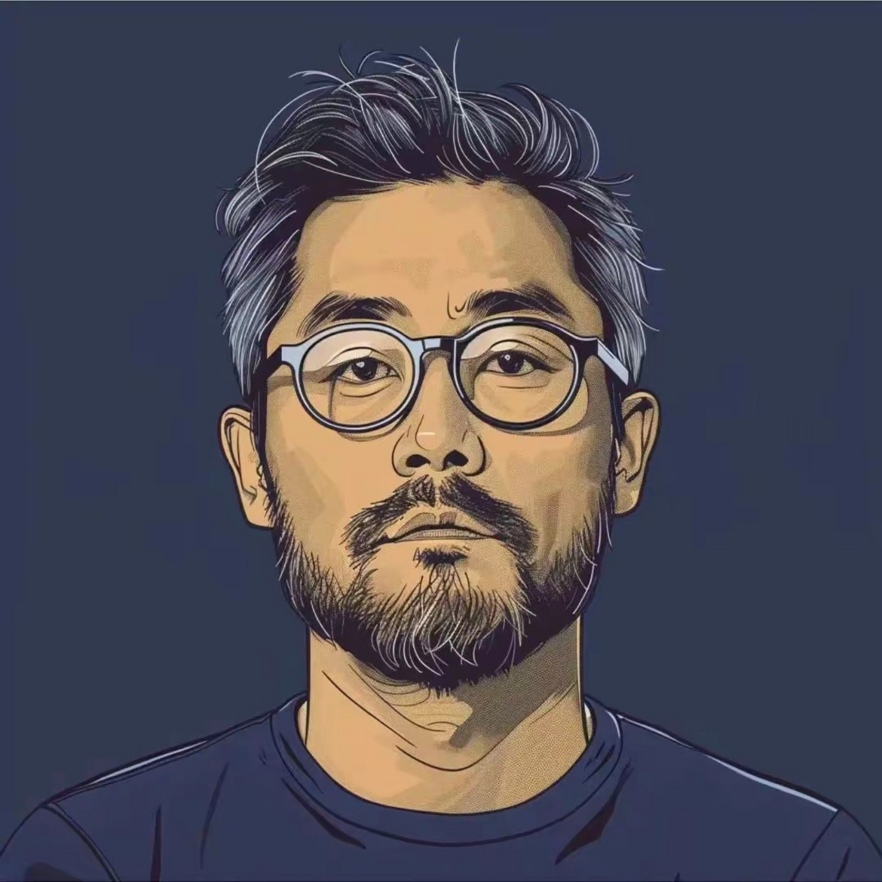 沧桑感的成熟男生头像