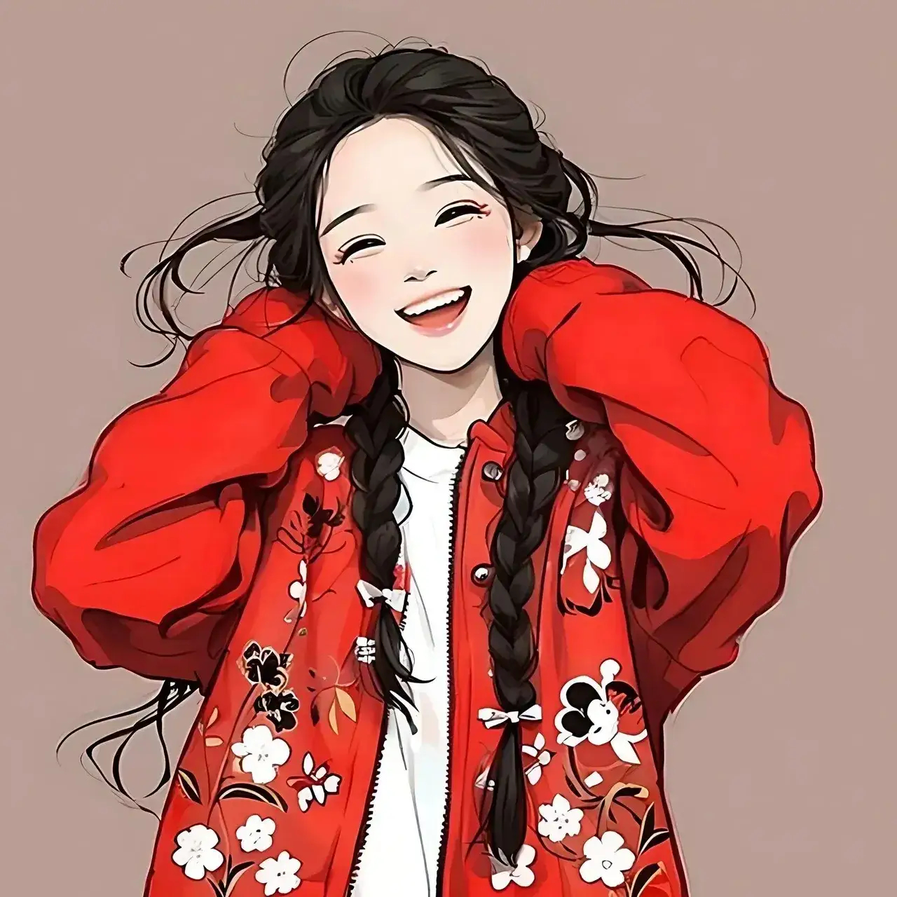 跨年红色系头像,愿2024不慌不忙,皆心之所向