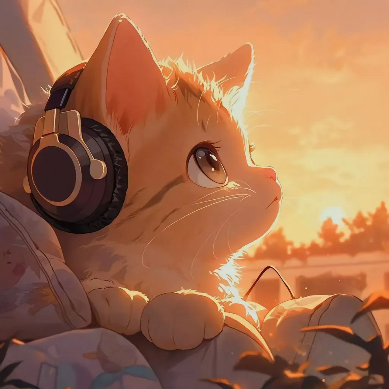 治愈系头像 耳机是人的避风港,音乐是心的救命丸