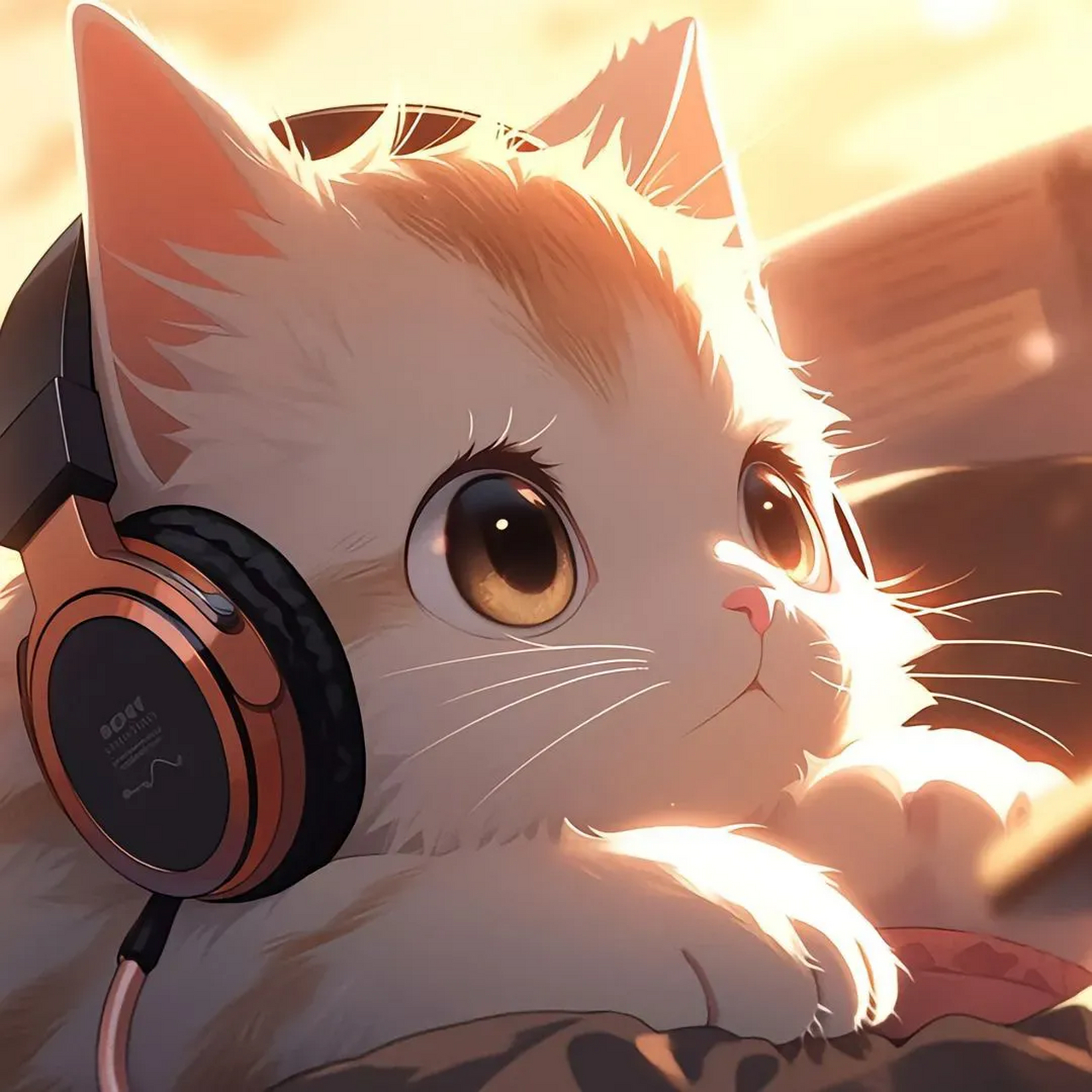 治愈系头像 耳机是人的避风港,音乐是心的救命丸