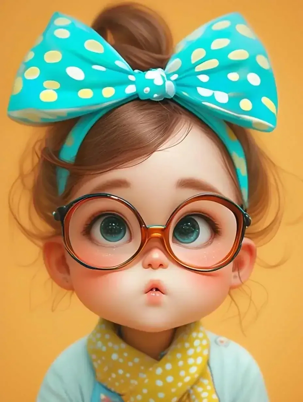 双手托腮,又萌又可爱96