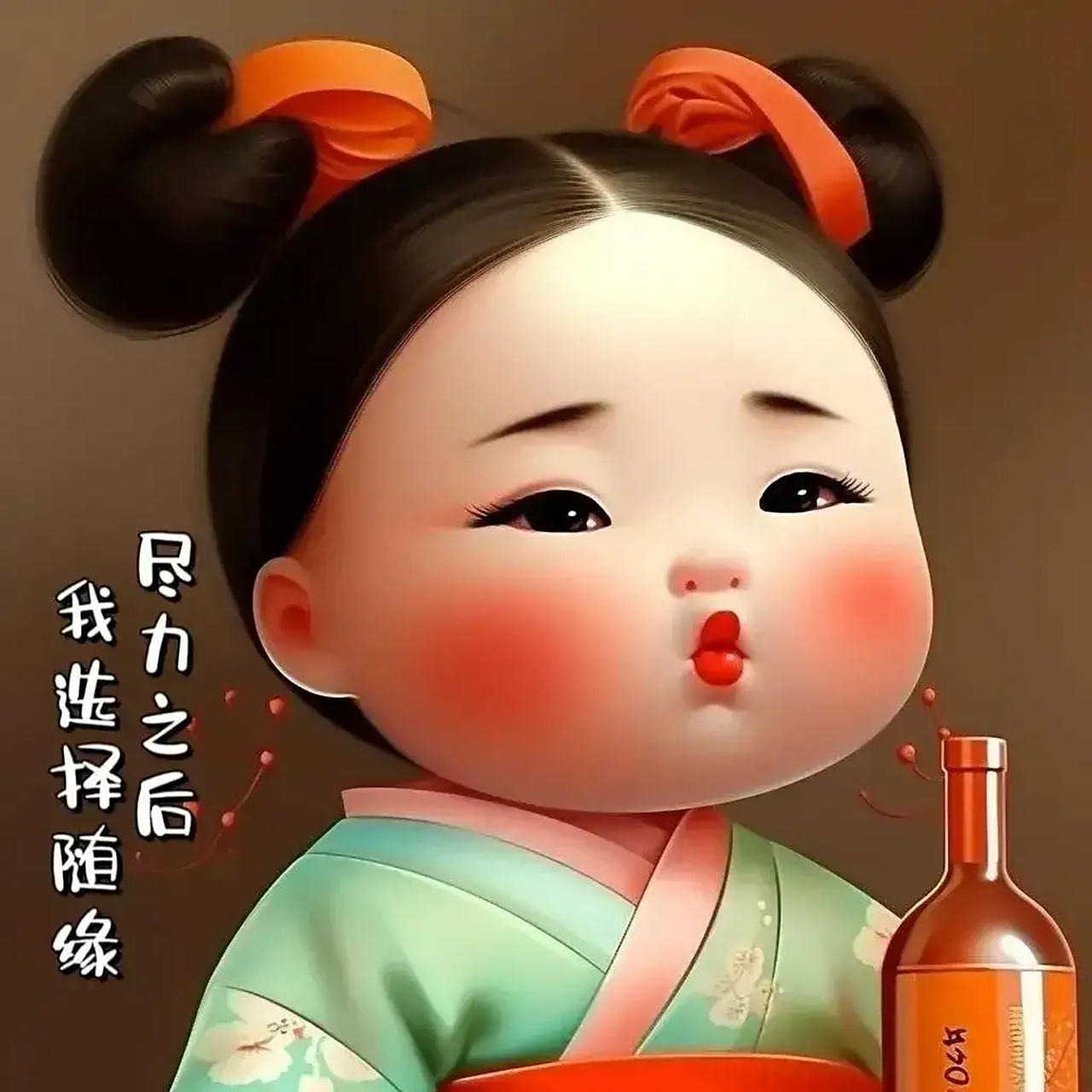 小时候觉得"胖乎乎的很可爱" 长大了觉得"可爱了一圈又一圈"