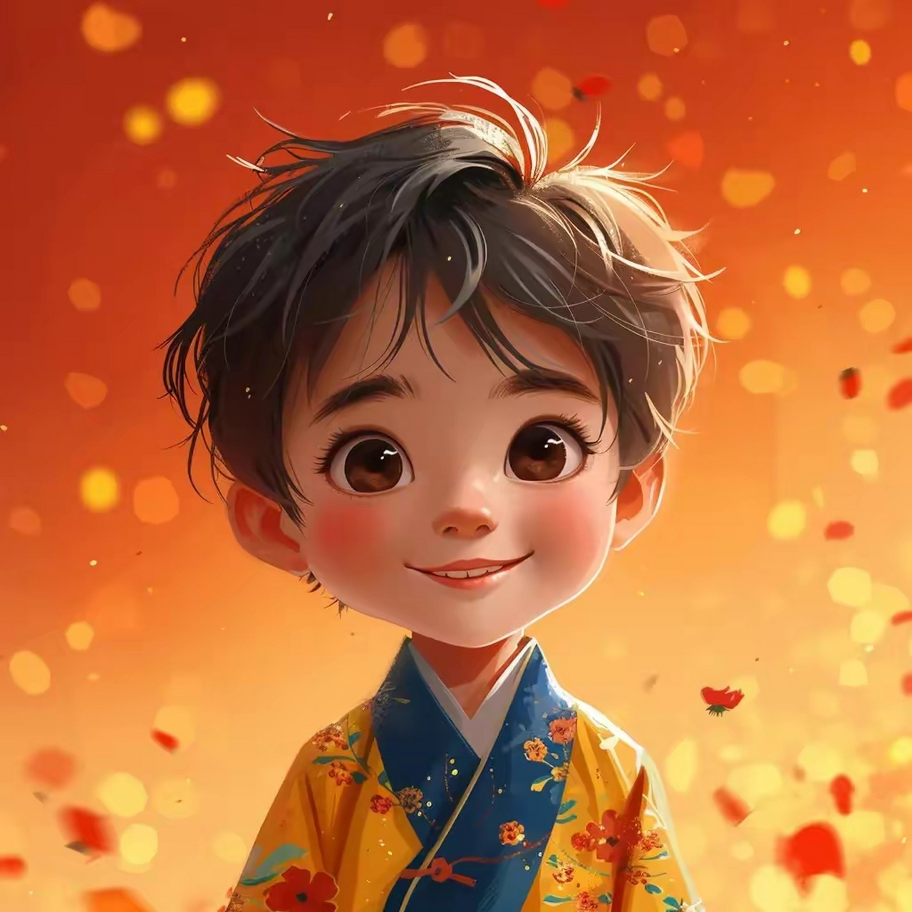 朝气蓬勃的男生头像