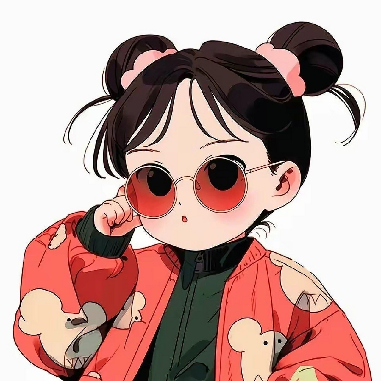 看起来拽拽的样子