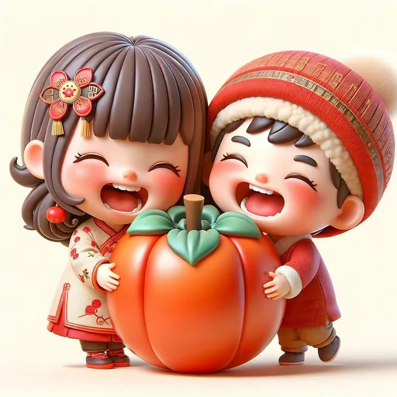柿柿如意‖敲可爱992024恭喜发财娃娃96