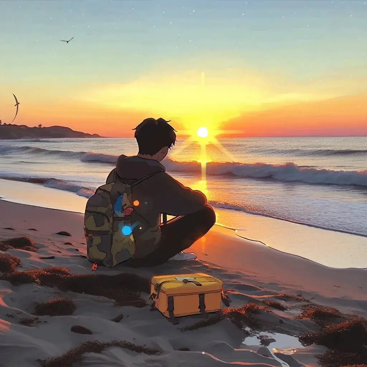 气氛感黄昏头像