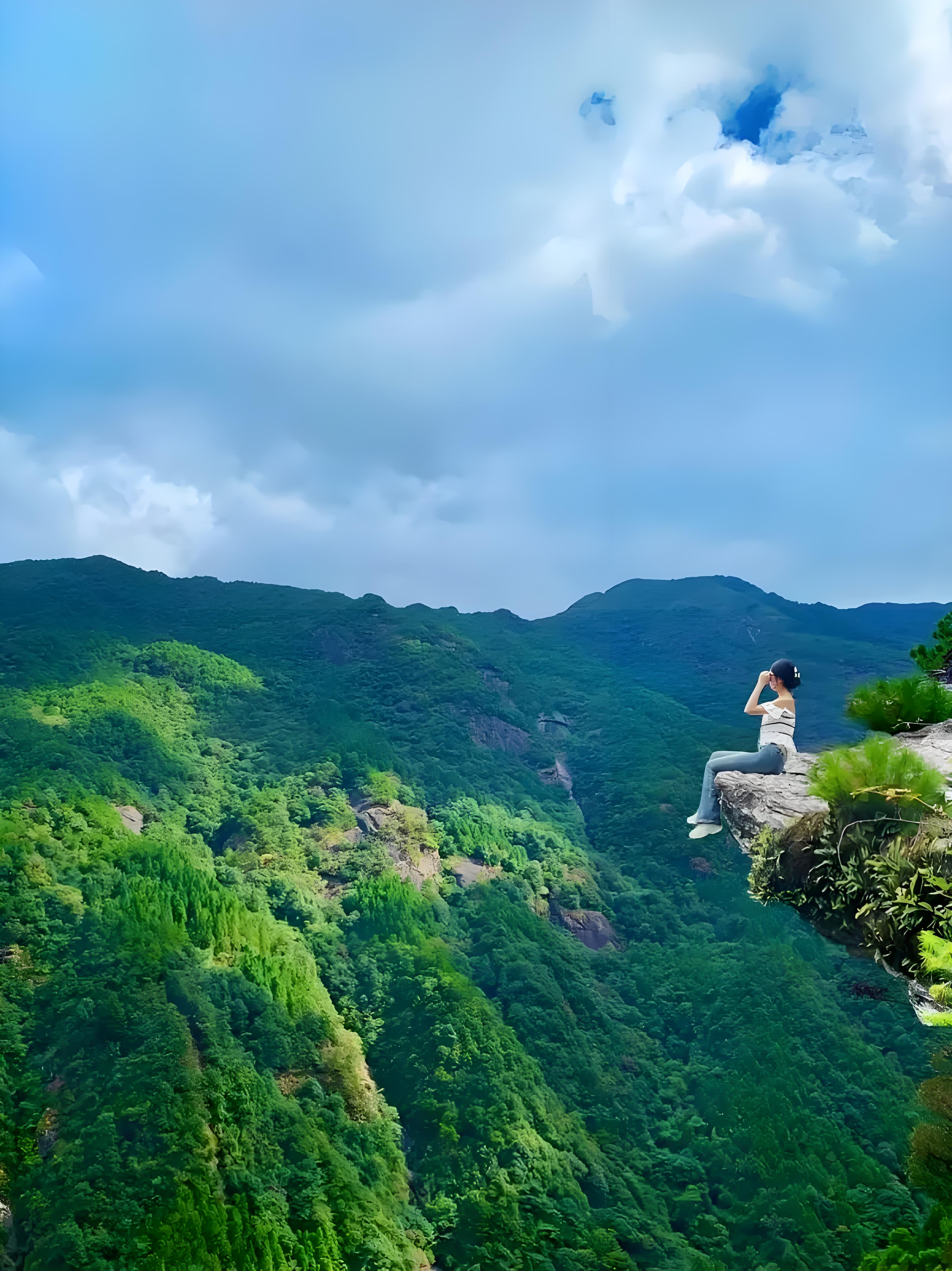 融水元宝山 在广西的青山绿水之间,有一个被大自然宠爱的地方,那就是