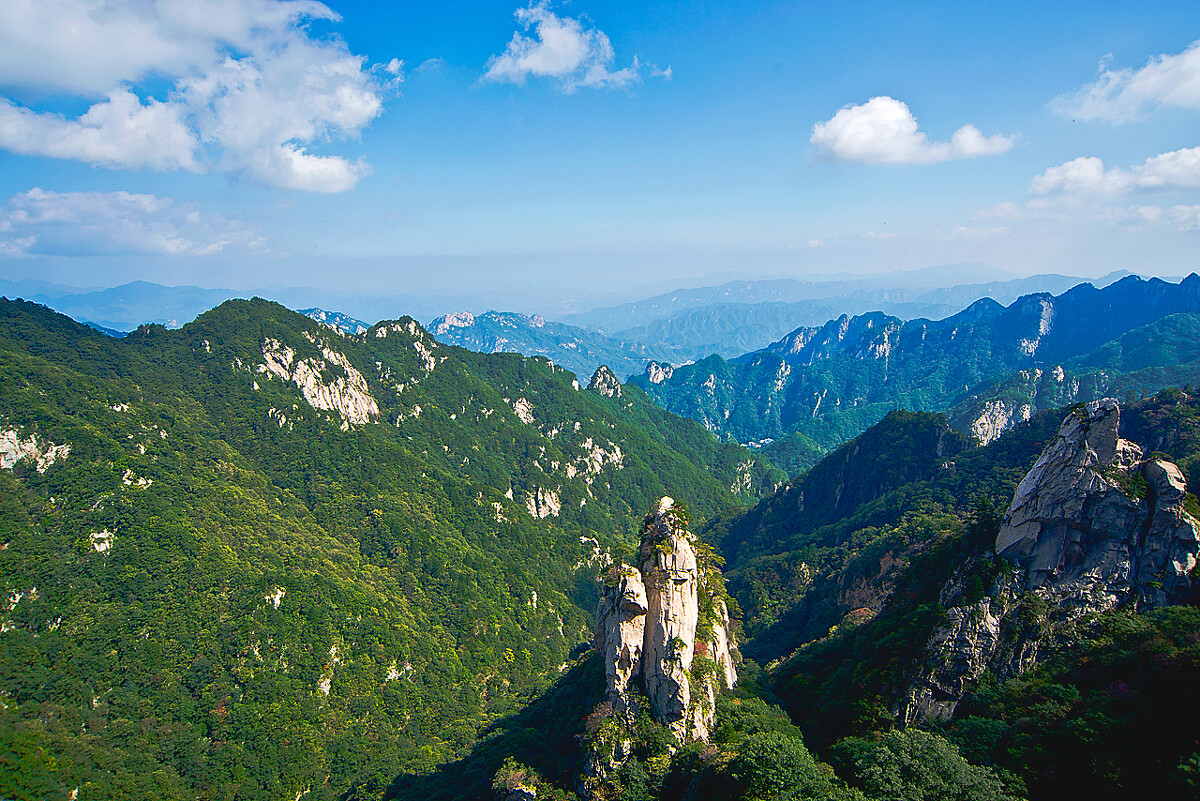 平顶山尧山风景区图片