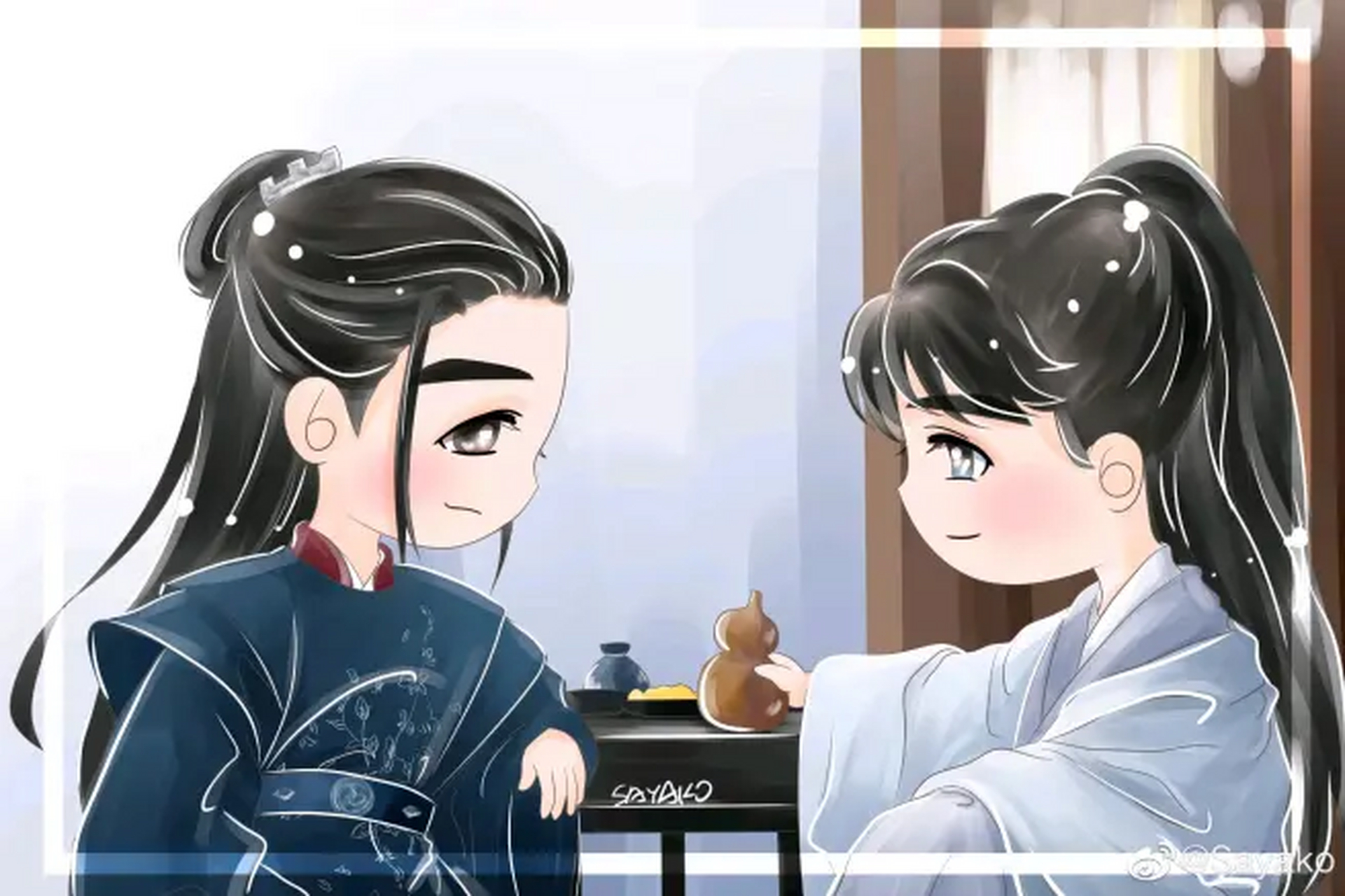 山河令漫画图片!