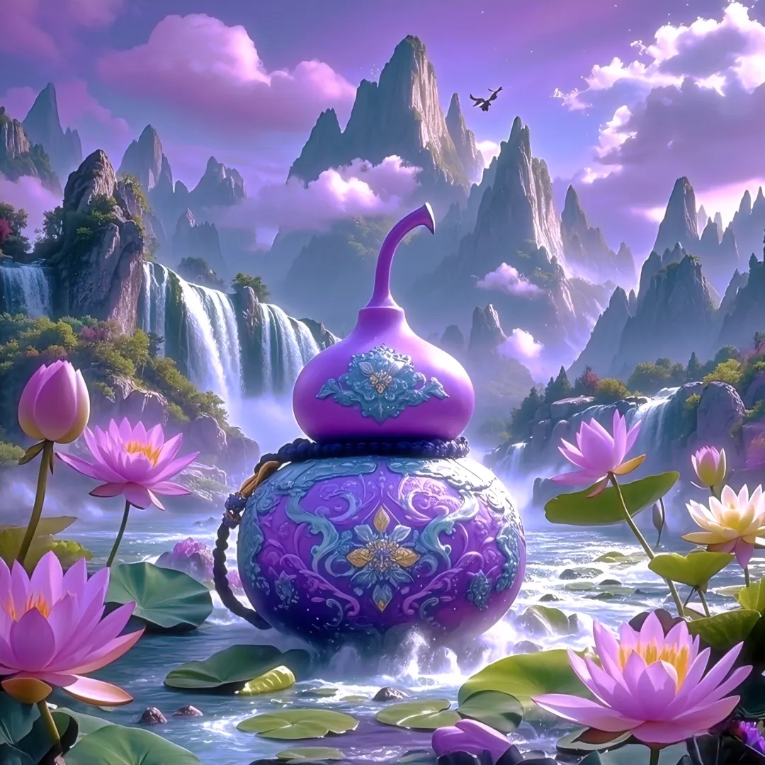 好运葫芦:紫气东来,好运连连#头像