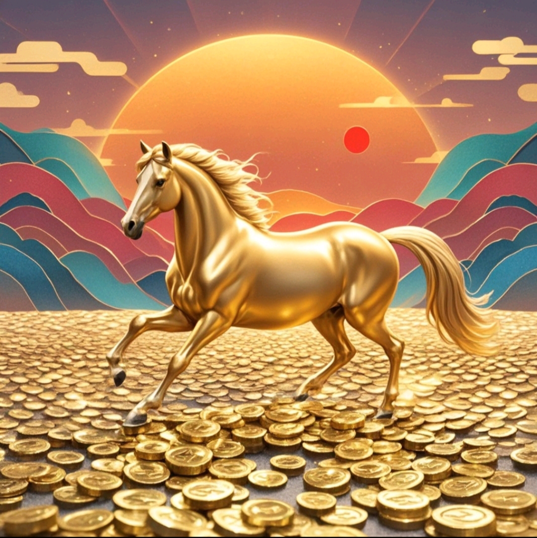 财源滚滚微信头像:马到成功,马上发财,鸿运当头!#头像