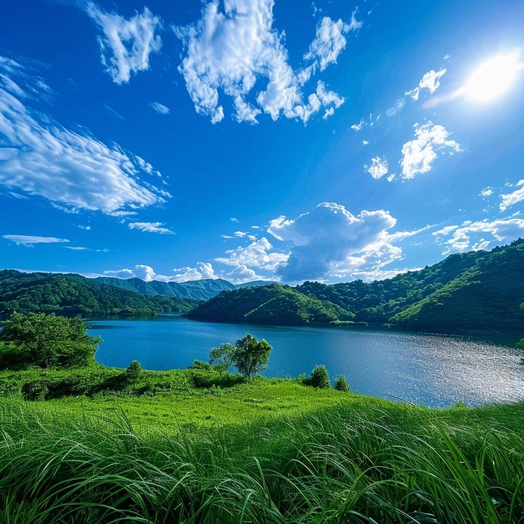 山水风景头像 好运常相伴  头像