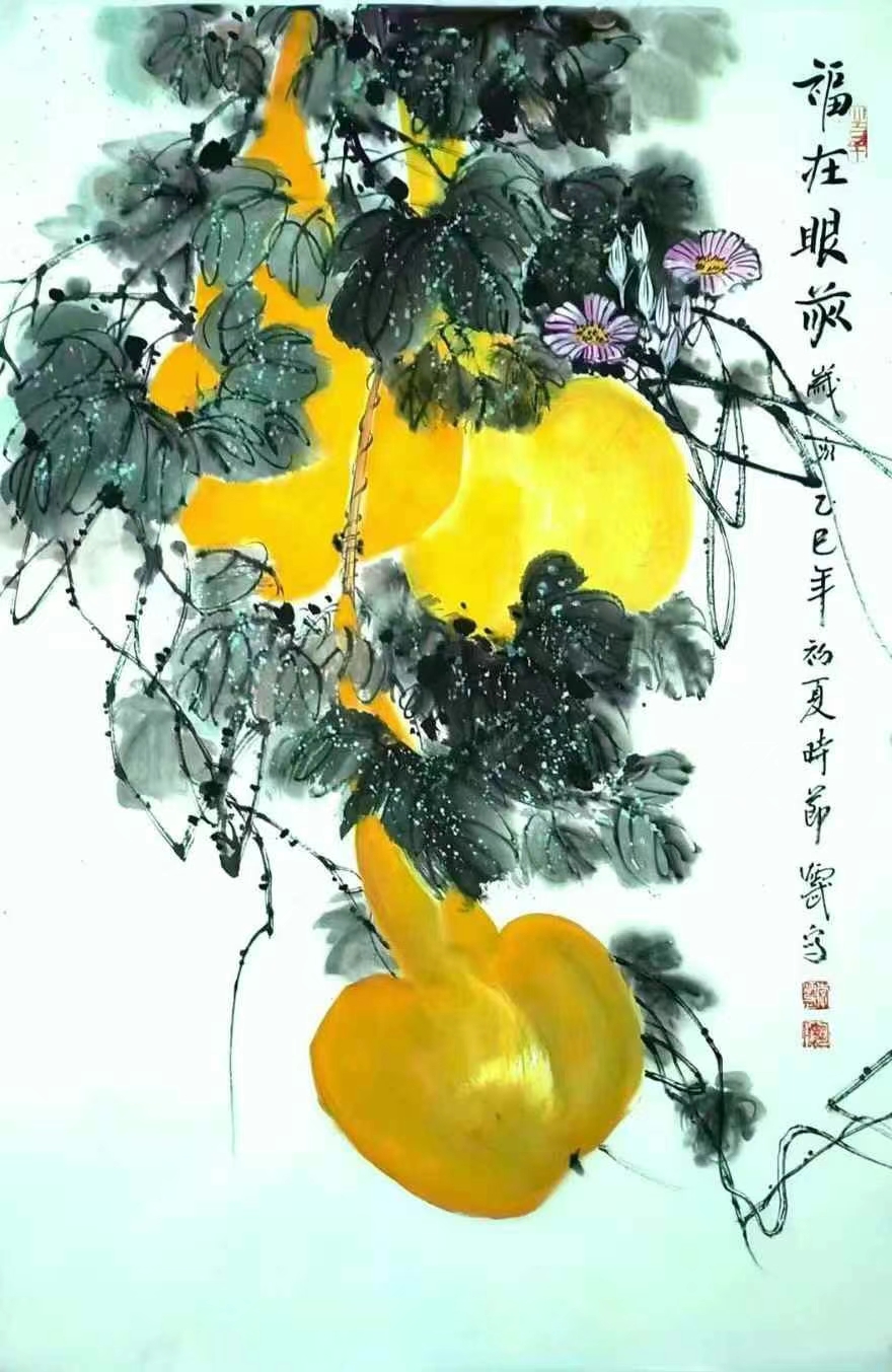 李炳武老师《五福临门》系列作品