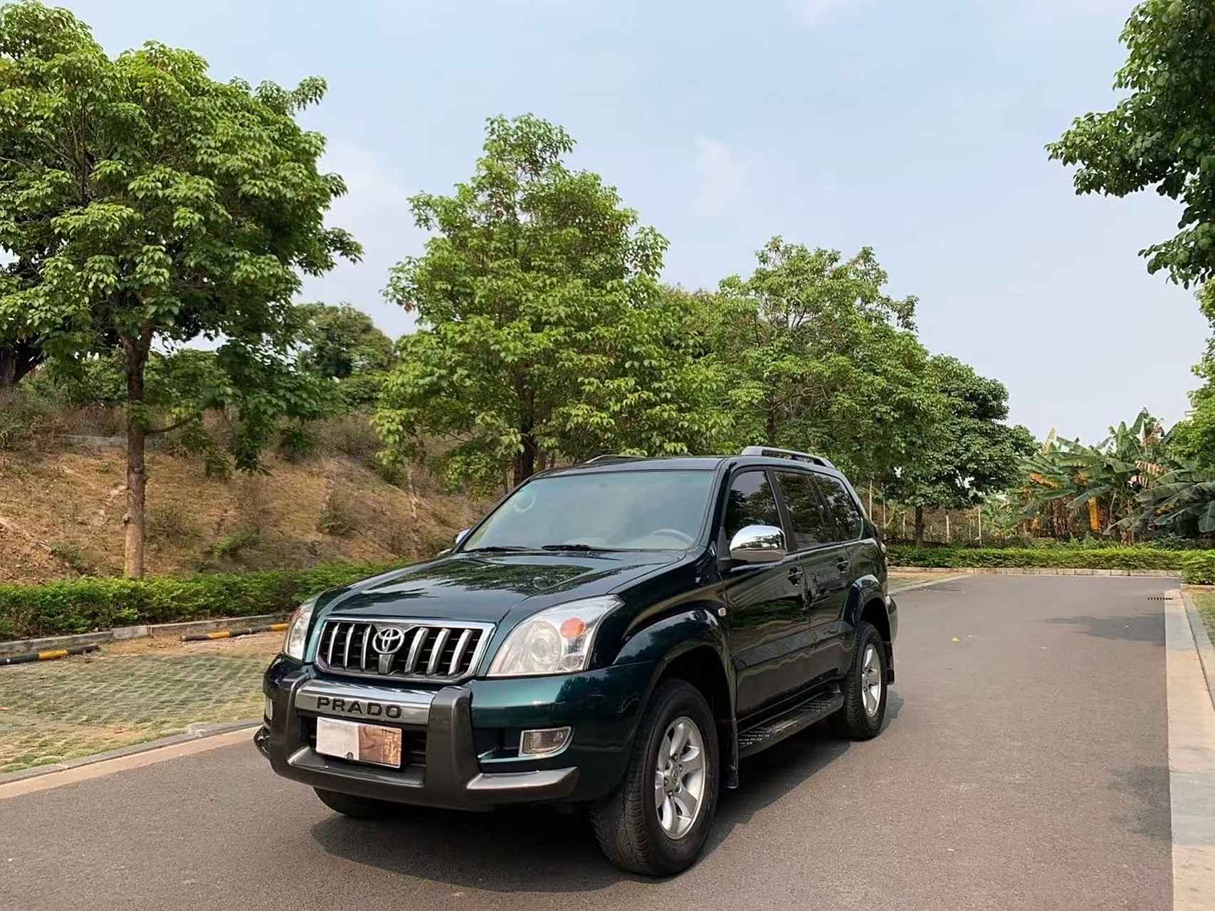 09霸道4000vx 军绿色米内 空气底盘升降 kds电磁避震 运动越野雪地