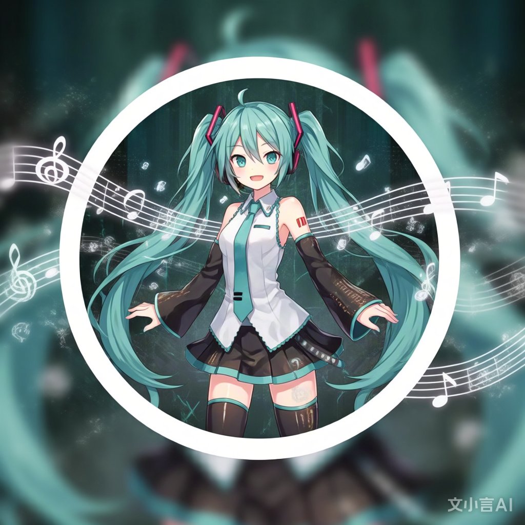 初音未来头像 二次元头像