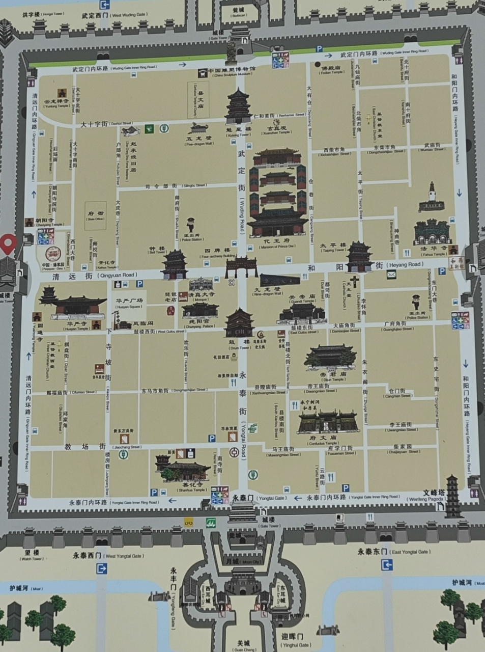 崇左太平古城地图图片