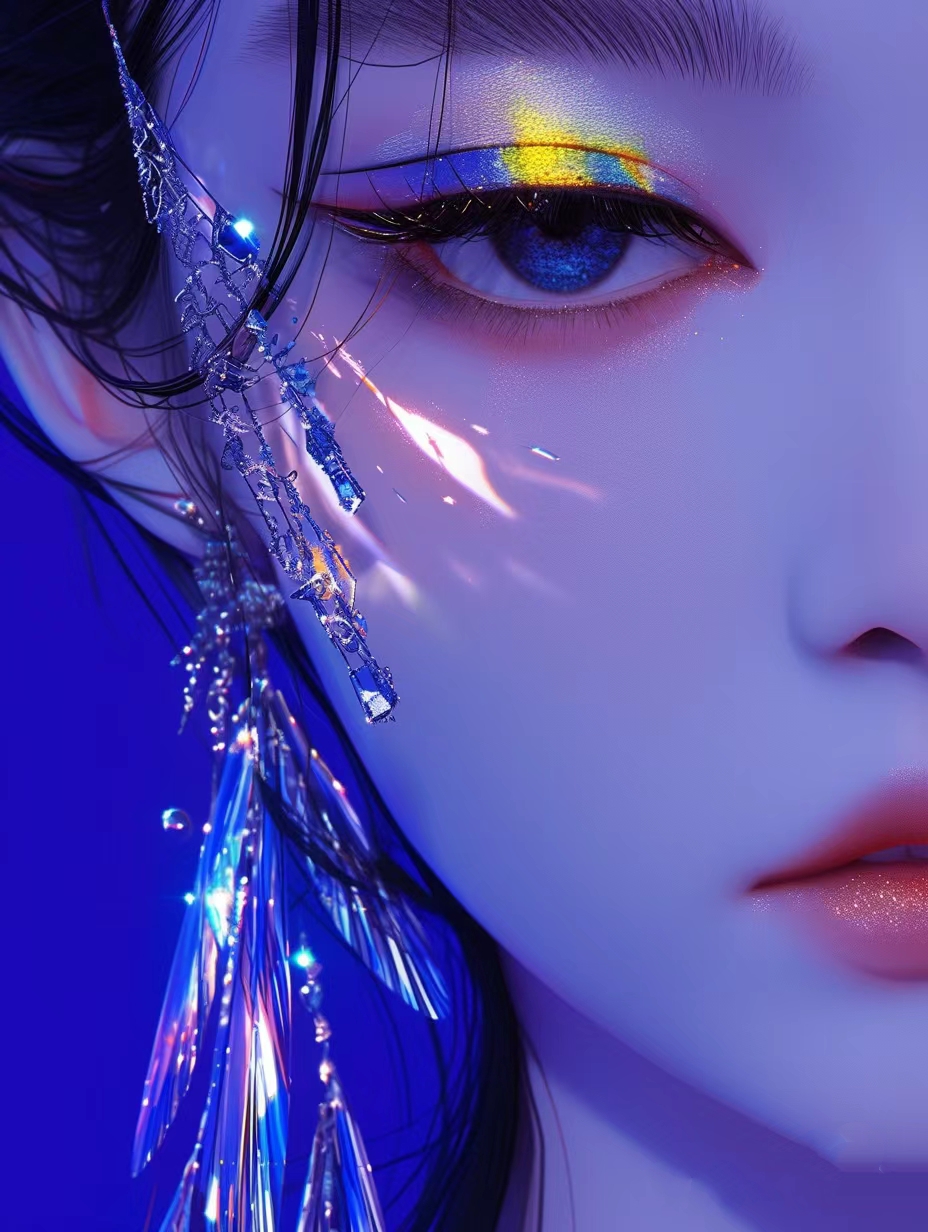 那一滴泪水,是她的故事,是她的情感,也是她的坚韧