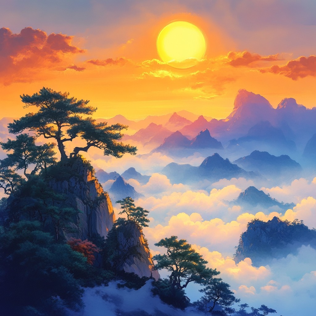 朝气蓬勃,鸿运当头,福如东海