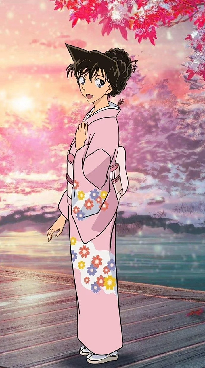 名侦探柯南# 人物和服图鉴[吃瓜]#涅槃阁#  灰原好可爱99少女风