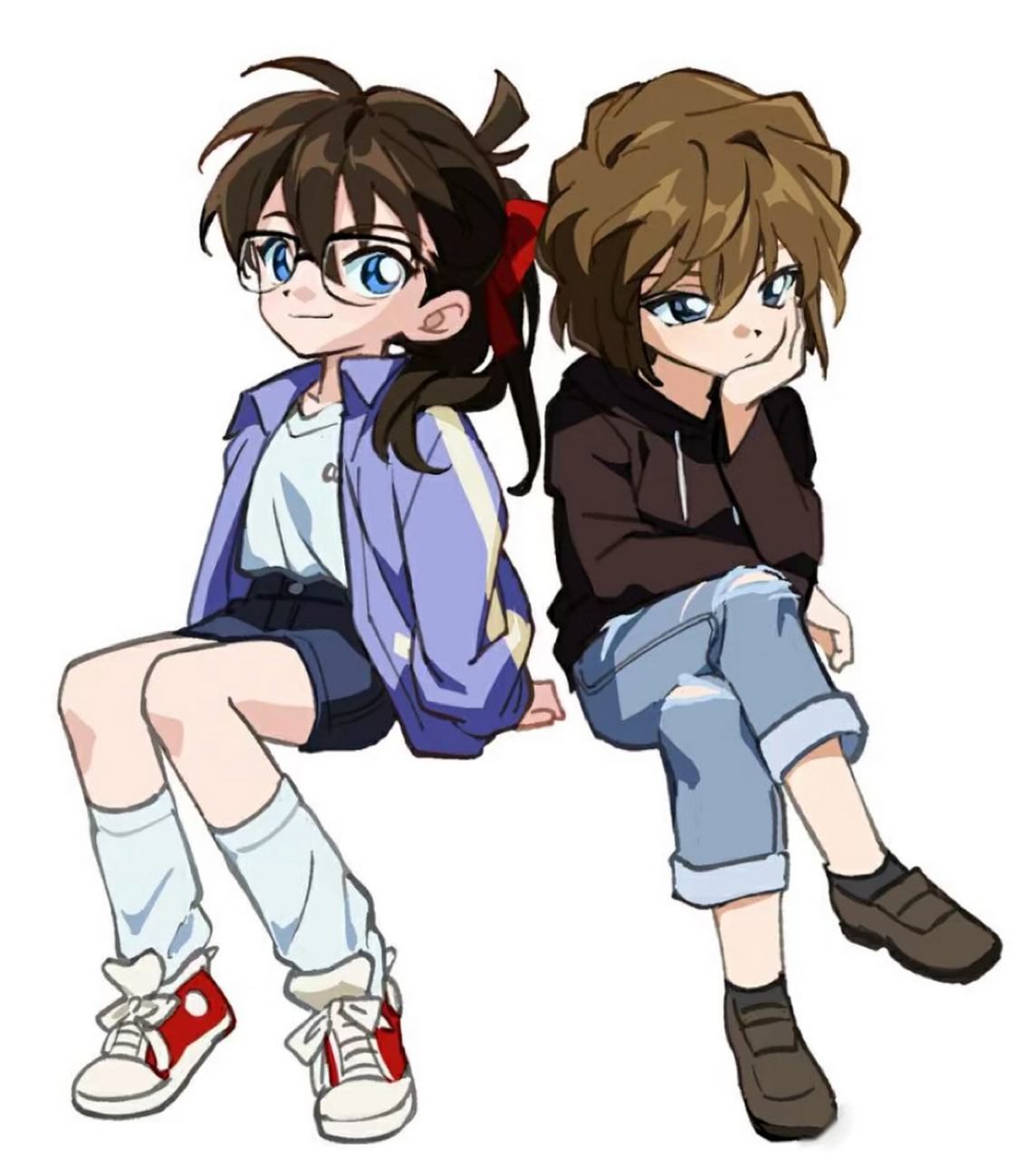 名侦探柯南# 假如柯南变成女孩子[戳脸] 咱新新子主打的就是一个