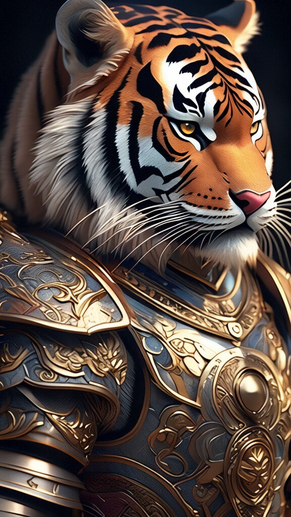 91 神秘威严的老虎特写,尽显王者风范!