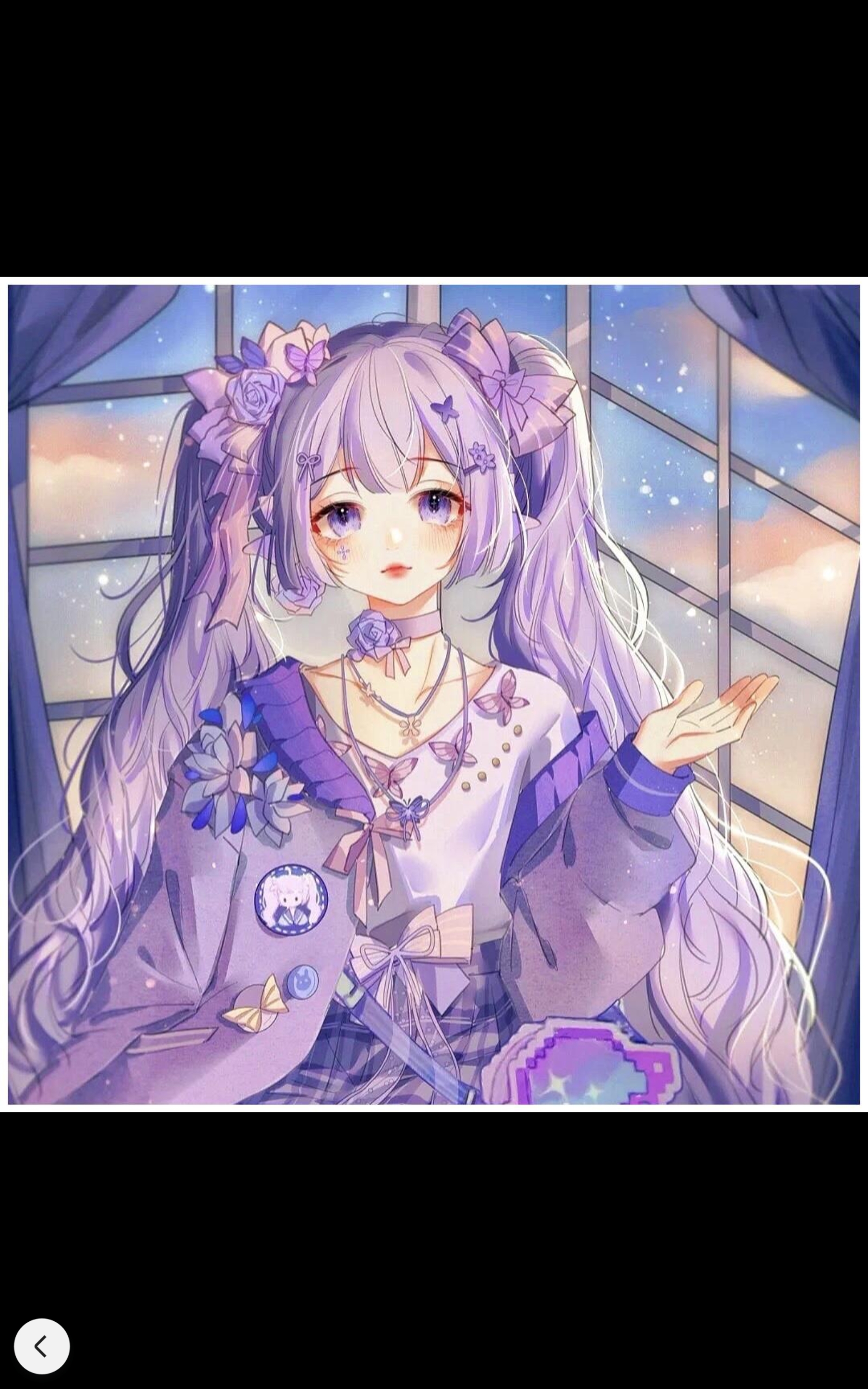 紫色系动漫头像