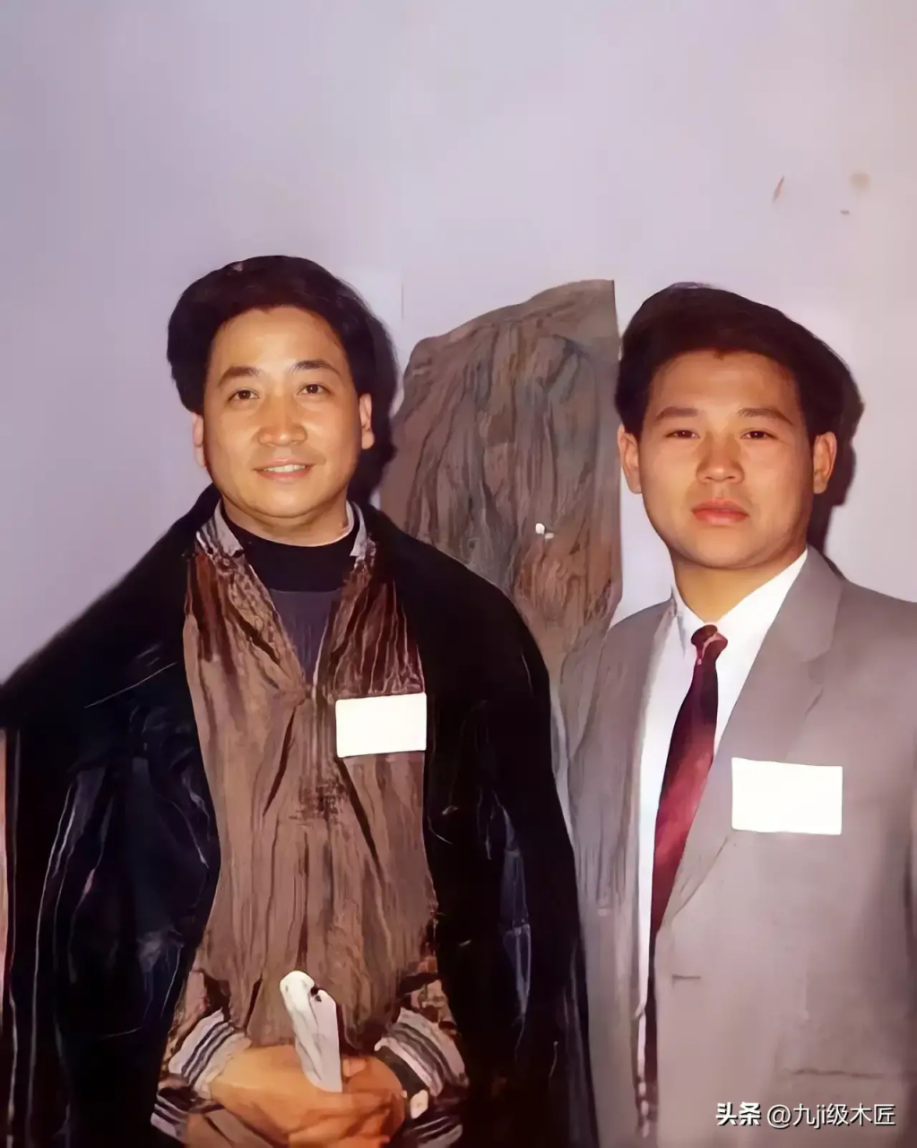 1991年,郭德纲和姜昆的留影.