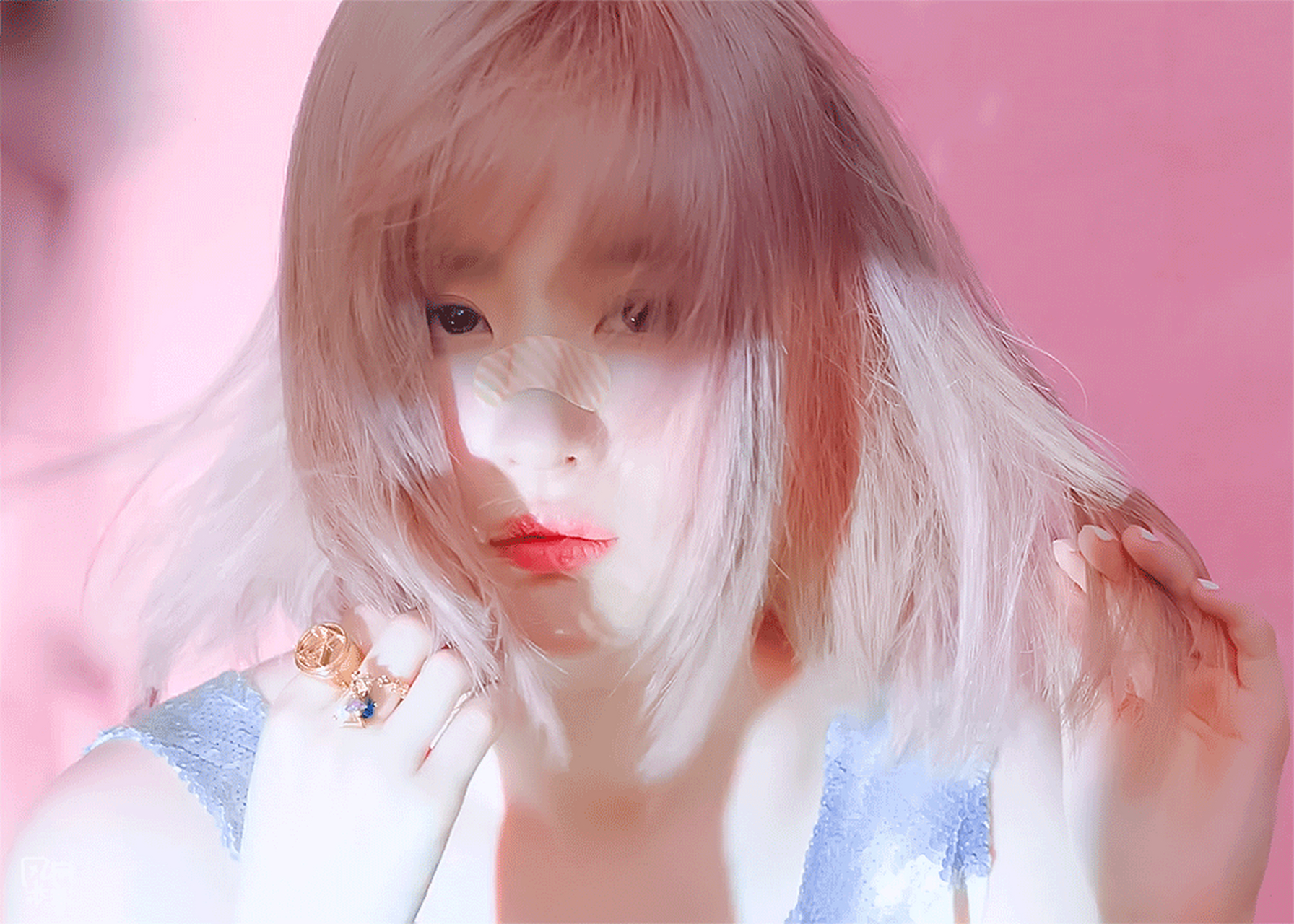 刘亦菲二次元粉发少女神图#刘亦菲