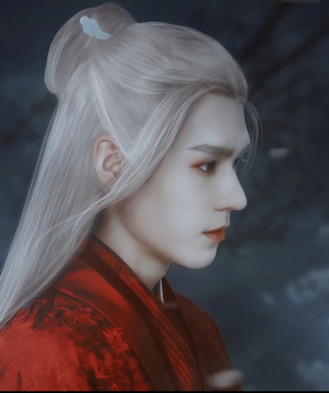 男明星古装白发美人合集1#男明星古装白发造型