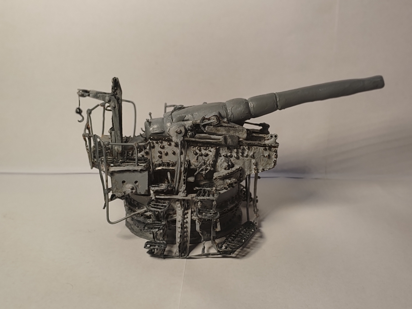 自制清军甲午时期克虏伯240mm岸防炮