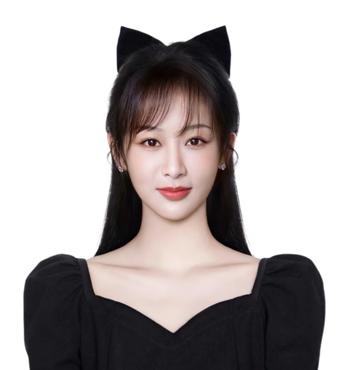 杨紫证件照这也太美了吧(网友做的图)