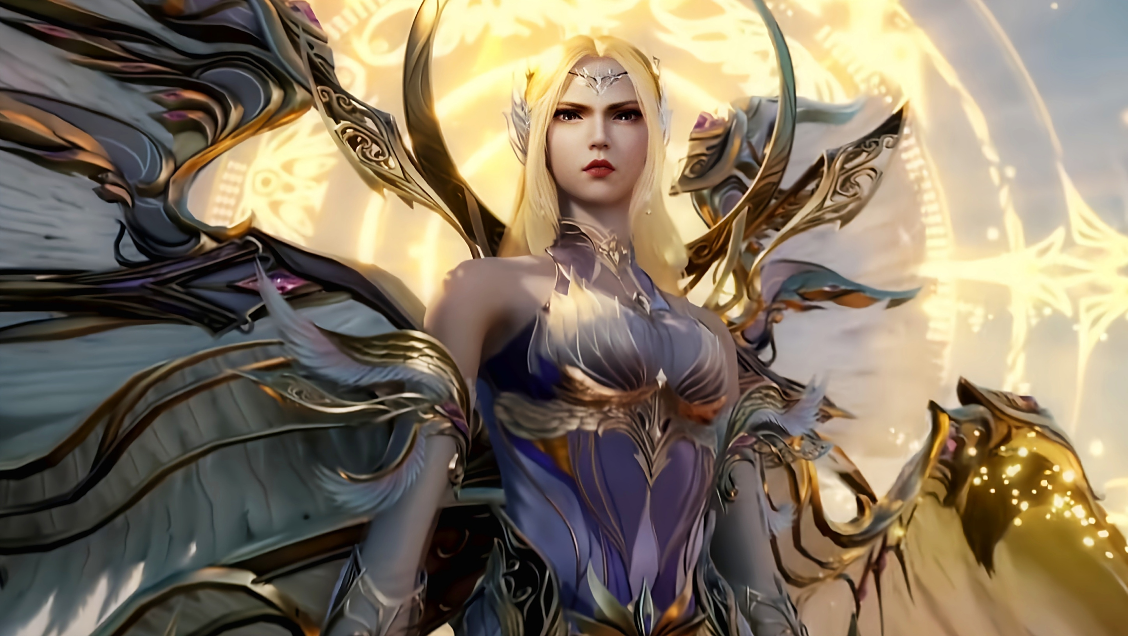 天使神千仞雪登场,成神的她身材更胜往昔,给人们一种肃然起敬的感觉