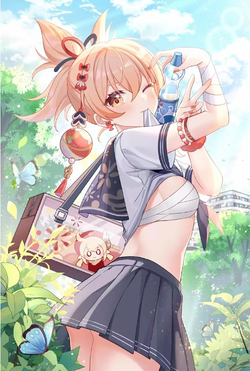 原来宵宫的衣服里是绷带